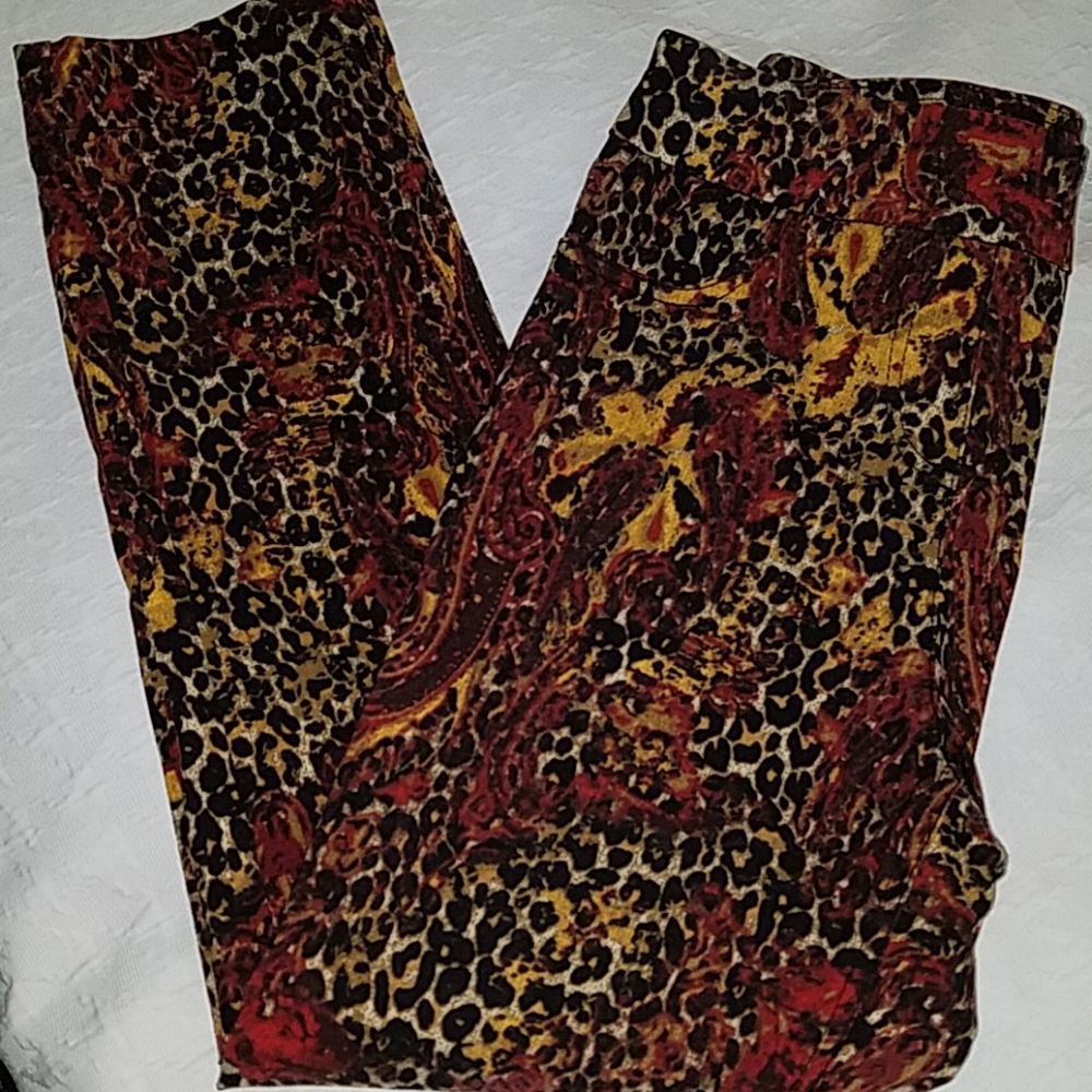 Soft Surroundings Animal Print Pants XS - Picture 5 of 13